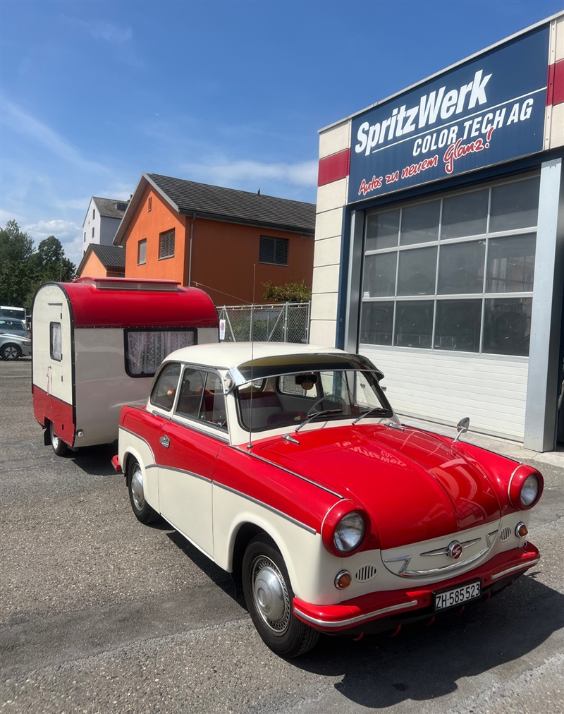 Restauration DDR Wohnwagen Weferlinger Heimstolz Baujahr 1975